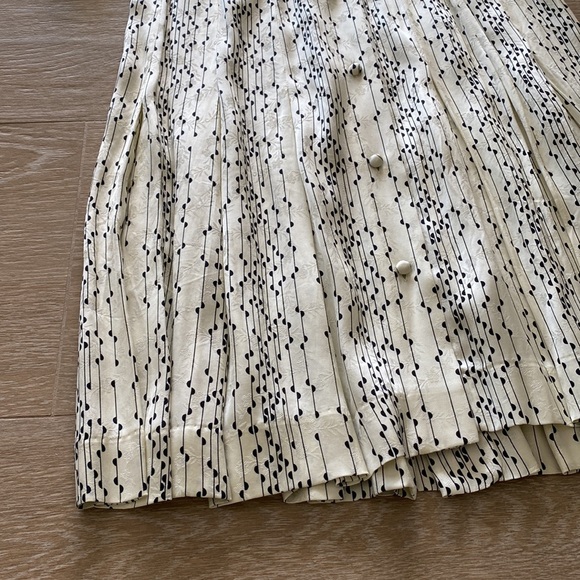 Sandro ecru button down silky dress, NWT, size 36 - Picture 2 of 8